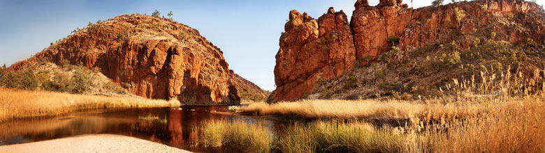 Glen helen territoire du nord australie